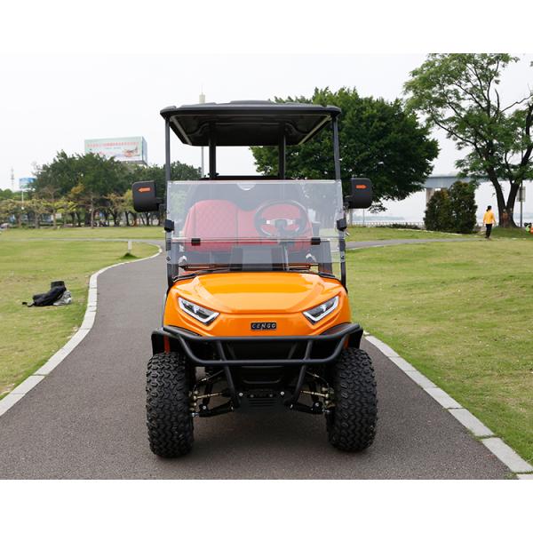 4 Wheel Electric Club Car Golf Cart Maximum Speed 30-50Km/h Electric Fuel Type Lifted 4 Passenger