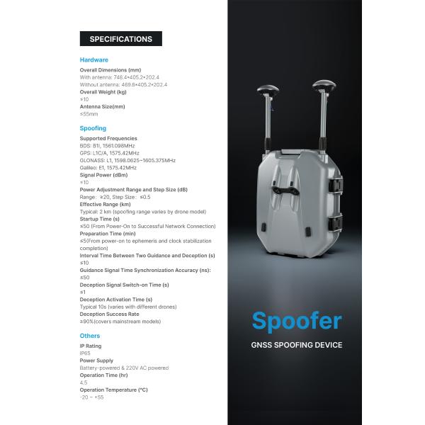 SFL100 Drone Detection Radar 5km Range 24GHz Phased Array