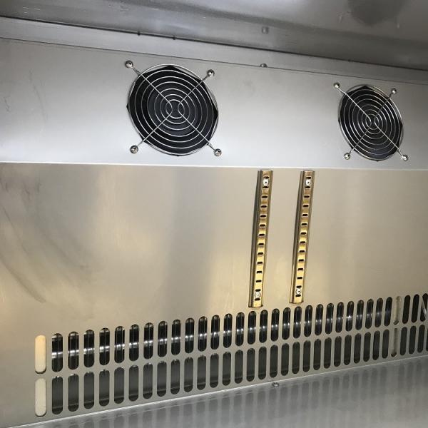 Double Doors Back Bar Refrigerator For Beverage Cooling Bottom Mount Type