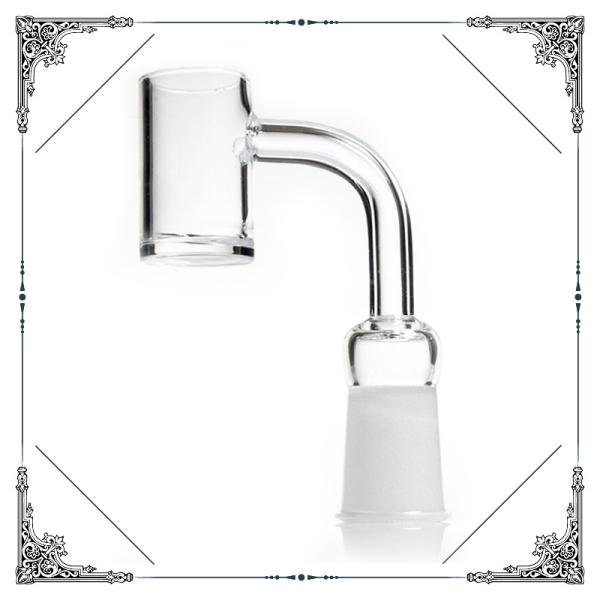 90 Degree Quartz Banger Nail 14mm Male Female 4MM Thick Base For Glass Oil Burner Bong