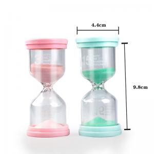Quality Wholesale price 5 minute 10 minute hourglass colored sand glass decorative hourglass glass sandtimers hourglass wholesale
