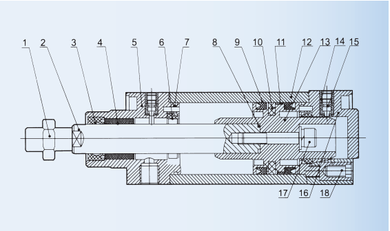 DNC ISO15552 Standard Pneumatic Air Cylinder