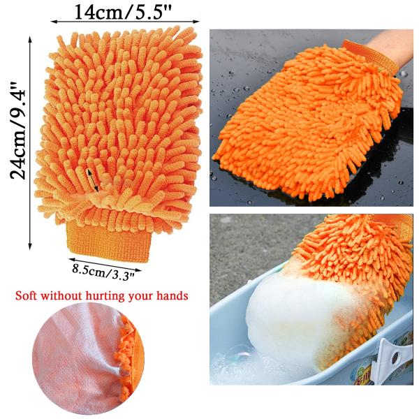 Electric Microfiber Car Cleaning Brush Set 15 Pieces For Car Care Detail