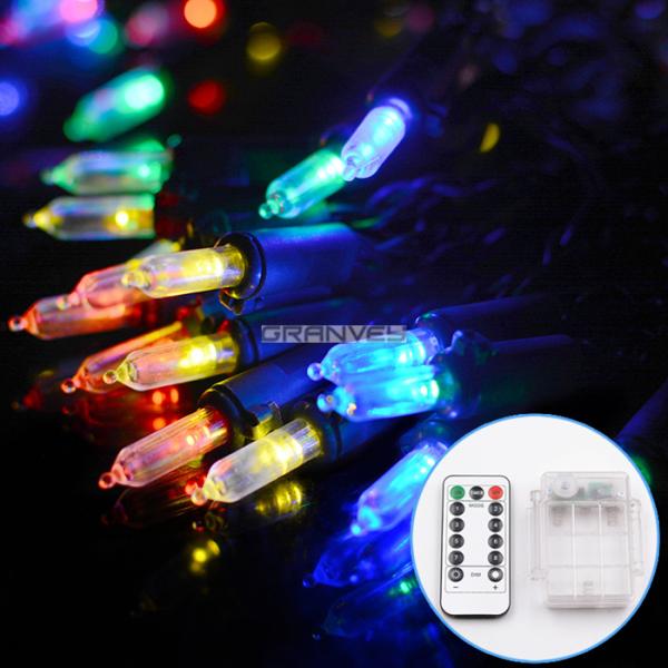 Color Changing Outdoor Led Bulb String Lights , 50 LED Outdoor Led String Lights For Trees