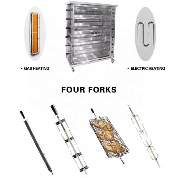 30pcs Rotisserie Chicken Gas Oven Roasted Chicken Machine With Overheat Protection