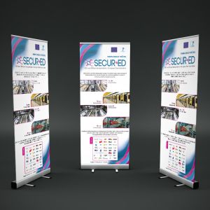 Advertising W80XH200cm Custom Beach Flags Roll Up Banner Printing Quadri