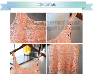 Quality Summer Crop Tops Crochet Top Knit Summer Style Women Tops Cropped Halter White Camisetas wholesale