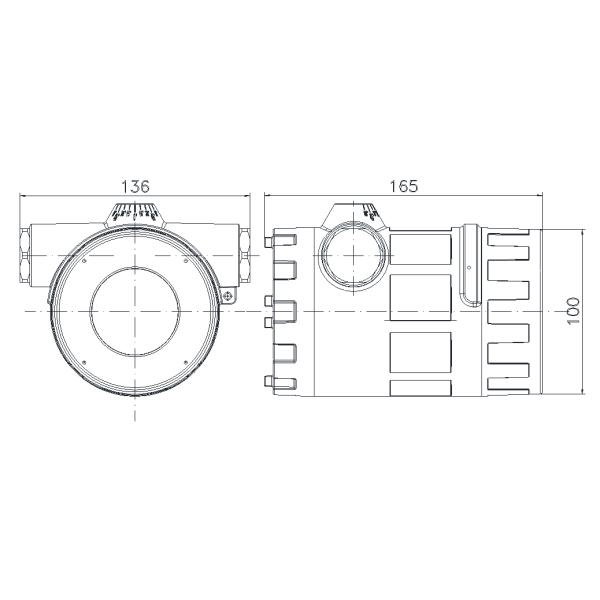 Quad Band Explosion Proof Flame Detector For Petrochemical Industry