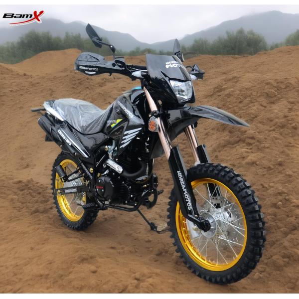 200cc Off Road Motorcycles Water Cooling Right Steering Dirt Bike Motocross Moto Product Assembly