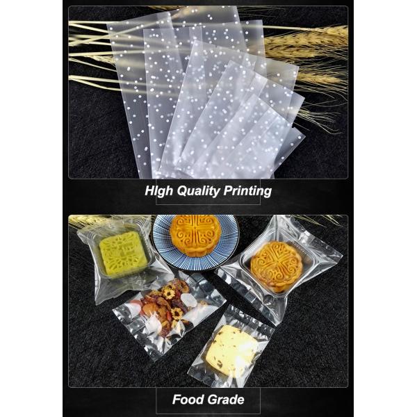 80 Microns SGS Stand Up Food Bags Biscuit Cookie Candy Stick