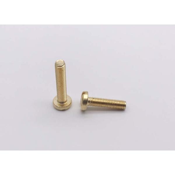 Brass Pan Head Slotted Screws Slotted Drive Pan Head Machine Screws DIN85 Slotted Drive Machine Screws