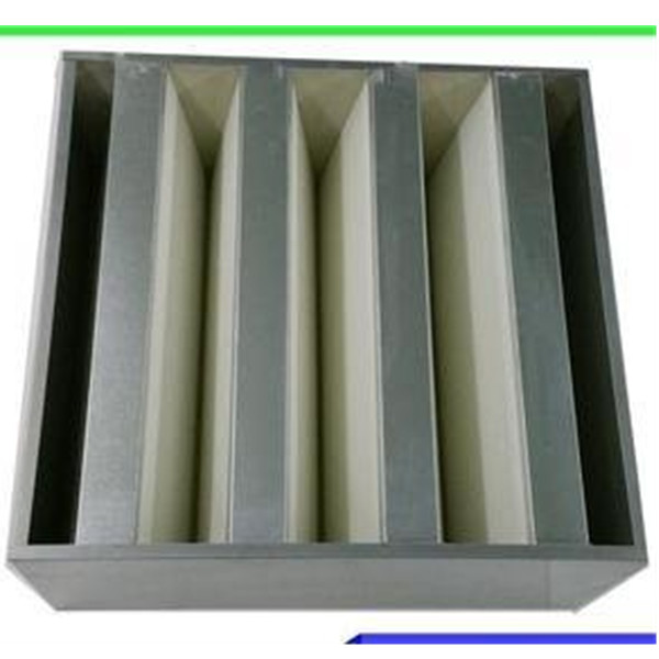 4 V Bank HEPA Air Filter 99.995% 0.3um For Industrial Air Filtration