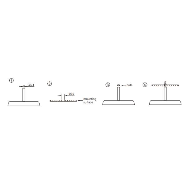 DLC 277V Outdoor LED Landscape Lights Die Cast Aluminum 21000LM 150W