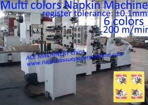 Quality Napkin Paper Printing Machine For Sale With Six Colors Printing From China wholesale
