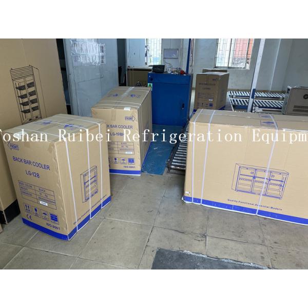 150L Glass Door Fan Cooling Under Counter Back Bar Refrigerator Cooler