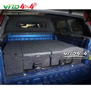 Quality Pickup Truck Cargo Sliding Top Distributor Service 4x4 4WD Roller Storage Drawer Modular System For Ford Raptor F-150 wholesale