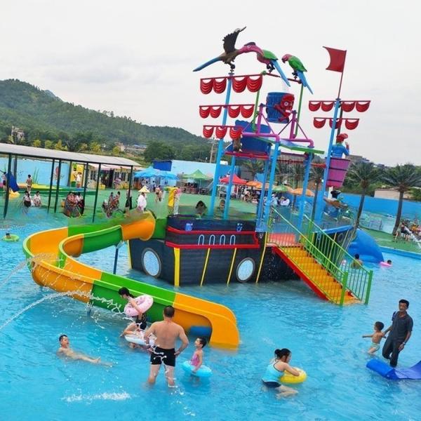 Humanization Design Water Park Playground Equipment Water Park Instrument Customized