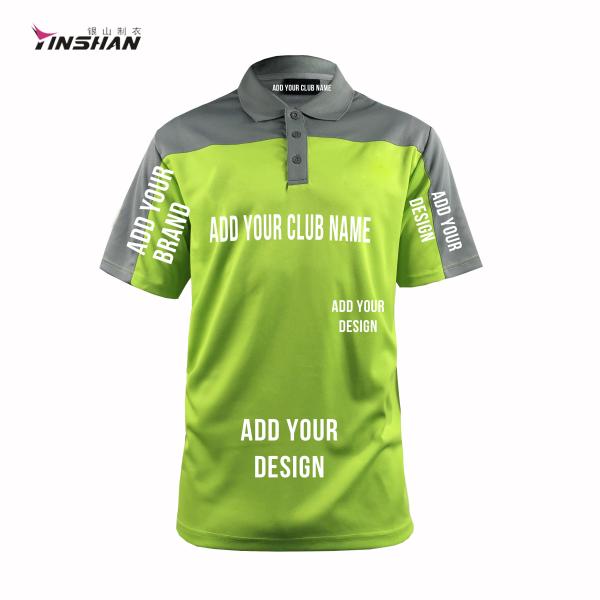 Customized Printing Polyester Sublimation Men's Polo Shirt for F1 Jersey Sportswear