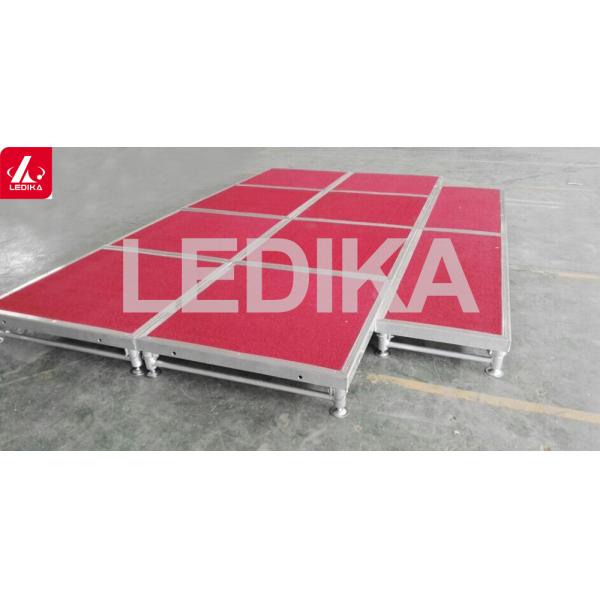 Adjustable Aluminum Alloy Folding Stage Platform Stairs Lifting