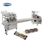 CE certificate Three Servo Pillow Packing Machine / Horizontal Flow Wrap Machine
