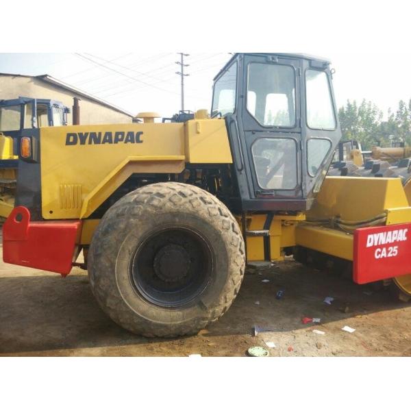Used CA25 Dynapac Single Drum Roller Stable Operation With Sheep Foot