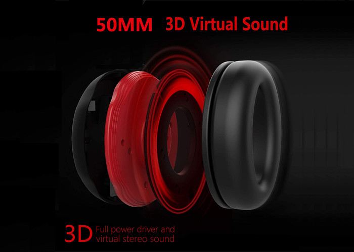 2dBm Wireless Gaming Headset With Mic 10m Connect distance