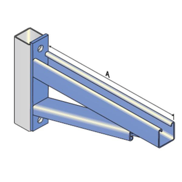 Custom Size Powder Coated Cantilever Arms with Bracing