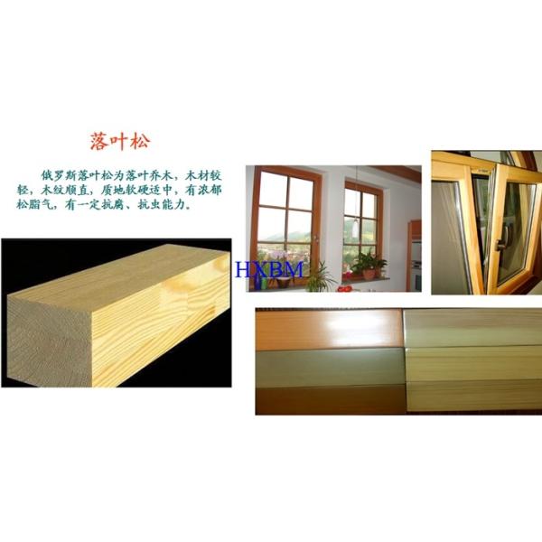 Toughened Glass Wooden French Windows And Doors German hardware Strong Temperature Resistance