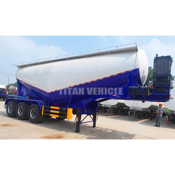TITAN New 3 Axle 40ton 50ton V Type Dry Powder Cement Bulker Bulk Cement Tanker Trailer