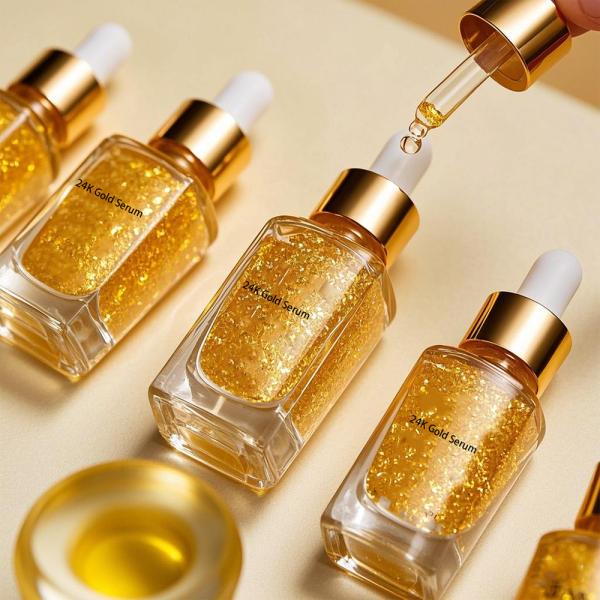 24k Gold Serum Facial Essence Whitening Collagen Serums Face Organic Vitamin C
