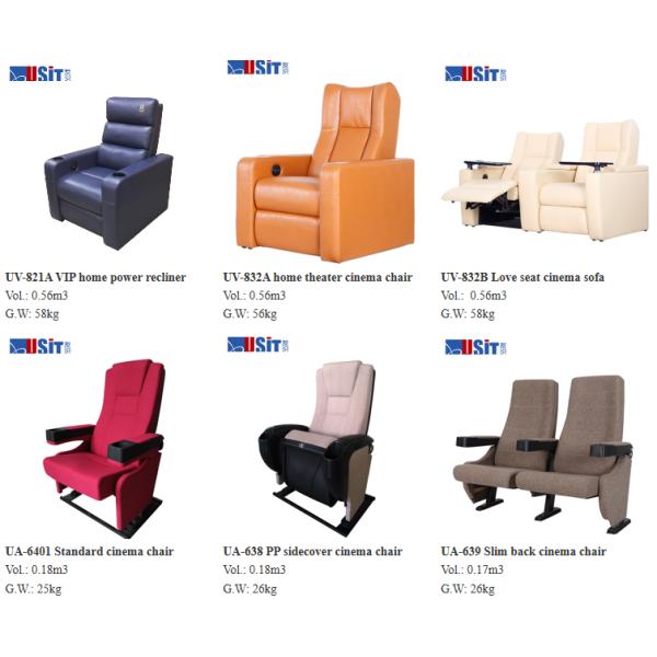 1.5mm Thick Church Auditorium Chairs University College Lecture Hall Seating