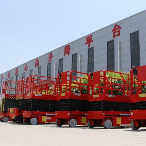 High Performance OEM 8M Scissor Lift Equipment GTJZ08 Electric With E-Drive