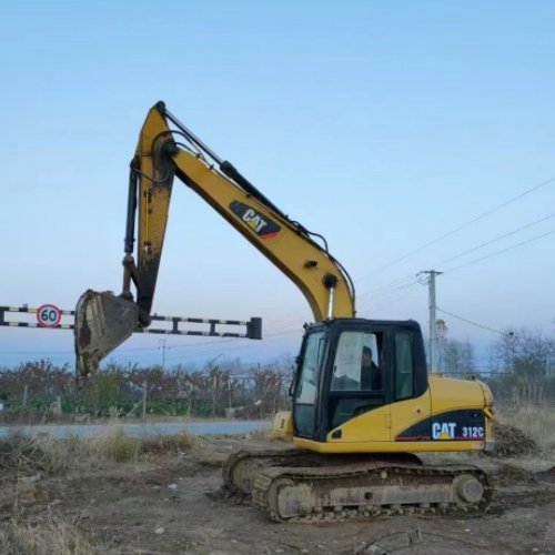 70.1KW Used CAT 312c Excavator Low Energy Consumption