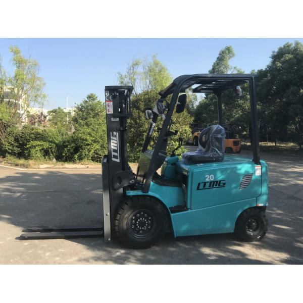Ltmg 4 Wheel Electric Forklift Truck Low Running Cost With LED Lamp And 450ah Battery