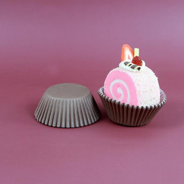 DIY Baking Tools wholesale price Muffin Cases Mold Baking Cake Mould Brown Color Cupcake Cup disposable