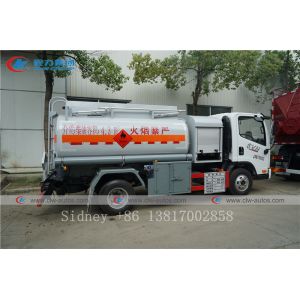 FAW 4X2 5m3 Q235 Carbon Steel Fuel Dispenser Truck