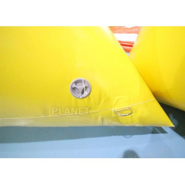 2.5m Inflatable Water Floating Marker buoys With Logo Yellow / Pink