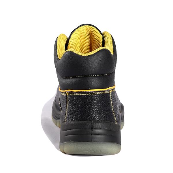 Shengjie Work Industrial Construction Genuine Steel Toe Leather Construction Labor Steel Toe Safety Shoes