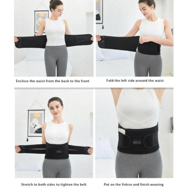 Electric Timing Warm Heating Waist Belt Heated Waist Belt Lumbar Support