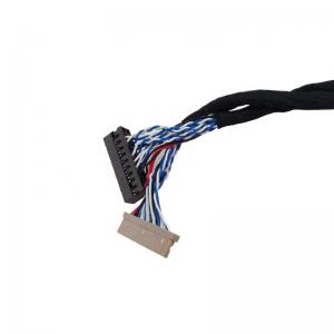 China ODM OEM RoHS Compliant Nylon Tube 40 Pin Anti-Oxidation Extension Lcd LVD TV Wire Harness on sale