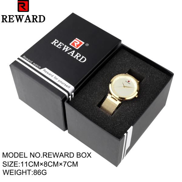 Paper Material Watch Storage Box REWARD Paper Gift 11x8x7cm Size CE Approval