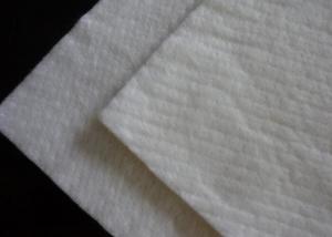 China PET Non Woven Geotextile Geosynthetic Fabric Continuous Filament 1m - 6m Width on sale