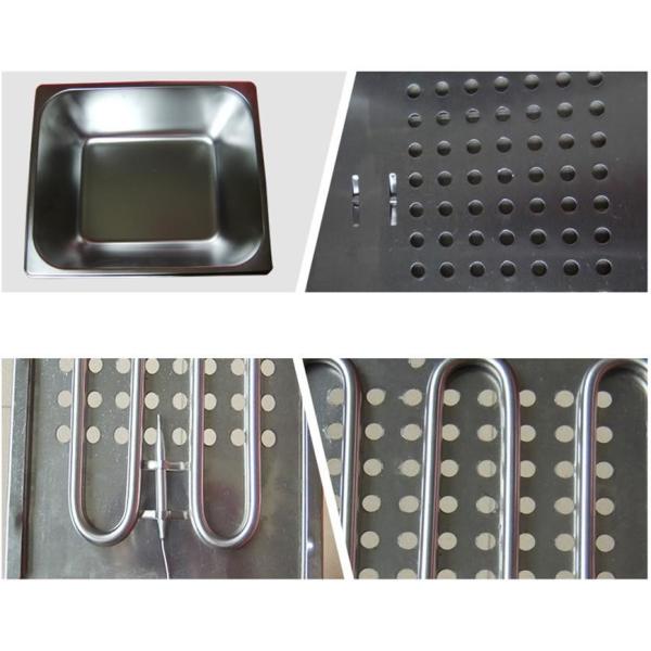 Stainless Steel 6L Countertop Electric Deep Double Fryer Machine 220V 2500W