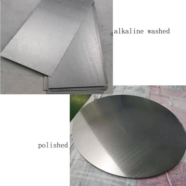 19.1g/Cm3 Density Tungsten Metal Sheet 99.95 Percent Tungsten Wafer