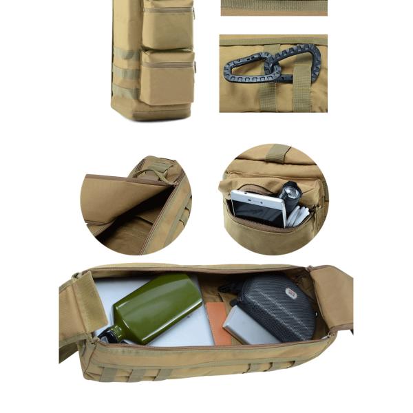 Street Riding Essential 15L Capacity Waist Bag with Pouch Waterproof Design