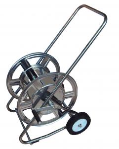 China ALBA Alike Stainless Steel Wall Mounted Garden Hose Trolley Cart on sale