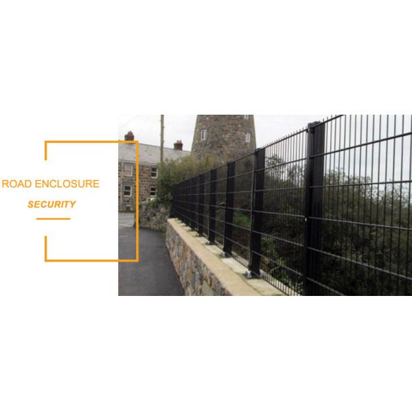 Galvanized Double Loop Wire Fencing For Industry 75*150mm Hole