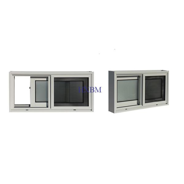Good waterproof Aluminum Frame Sliding Windows with double glazing and safety screen