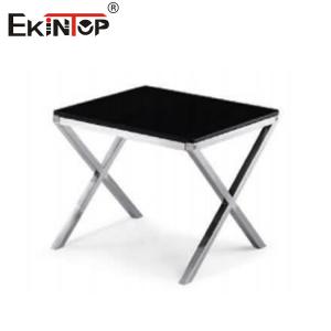 Quality Contemporary Chic Glass And Steel Coffee Table Living Room Furniture wholesale