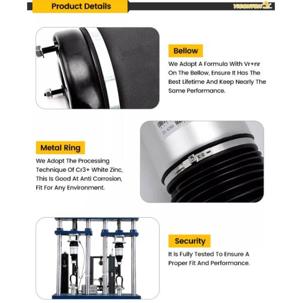 Rubber Air suspension Strut Shock For Mercedes-Benz Land Rover Jaguar Bmw Porsche Bentley Audi Citroen
